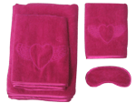 Velour Towel with Satin Set